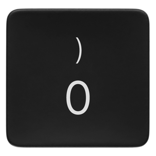 MacBook Replacement Key 0 / ) – Keycap for MacBook Air & Pro 2019–2026 (US ANSI)