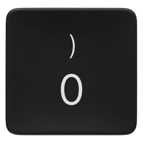 MacBook Replacement Key 0 / ) – Keycap for MacBook Air & Pro 2019–2026 (US ANSI)