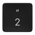 MacBook Replacement Key 2 / " – Keycap for MacBook Air & Pro 2019–2026 (German QWERTZ)