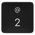MacBook Replacement Key 2 / @ – Keycap for MacBook Air & Pro 2019–2026 (US ANSI)