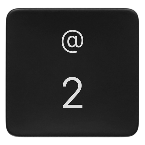 MacBook Replacement Key 2 / @ – Keycap for MacBook Air & Pro 2019–2026 (US ANSI)