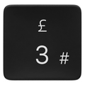 MacBook Replacement Key 3 / £ / # – Keycap for MacBook Air & Pro 2019–2026 (UK ISO)