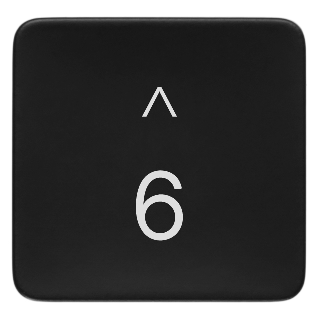 MacBook Replacement Key 6 / ^ – Keycap for MacBook Air & Pro 2019–2026 (US ANSI)