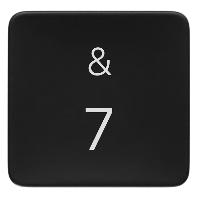 MacBook Replacement Key 7 / & – Keycap for MacBook Air & Pro 2019–2026 (US ANSI)