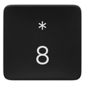 MacBook Replacement Key 8 / * – Keycap for MacBook Air & Pro 2019–2026 (US ANSI)