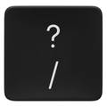 MacBook Replacement Key / / ? – Keycap for MacBook Air & Pro 2019–2026 (US ANSI)