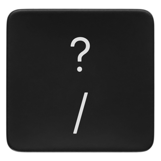 MacBook Replacement Key / / ? – Keycap for MacBook Air & Pro 2019–2026 (US ANSI)
